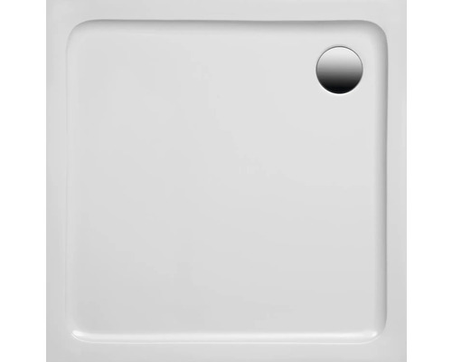 OTTOFOND Mambu douchebak 80 x 80 x 3 cm wit glanzend glad 900701
