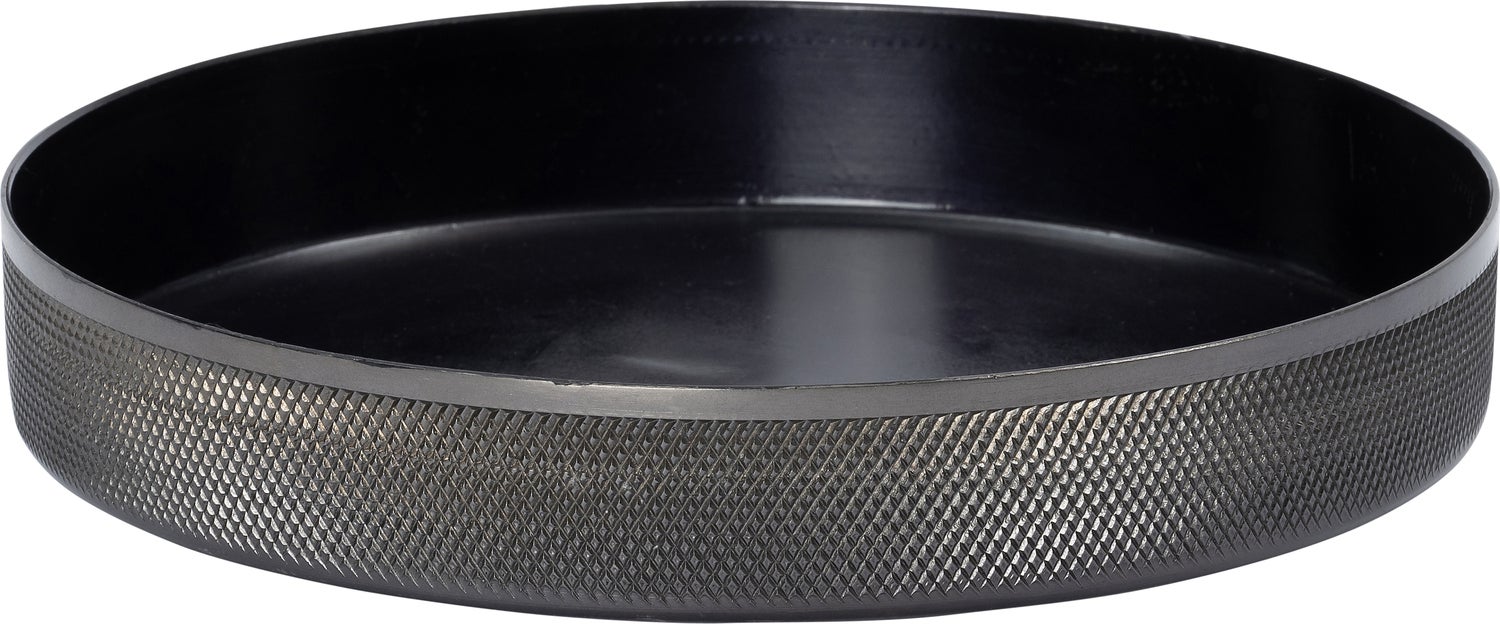 Intratuin decoratiebord Nia zwart D 24 H 4 cm