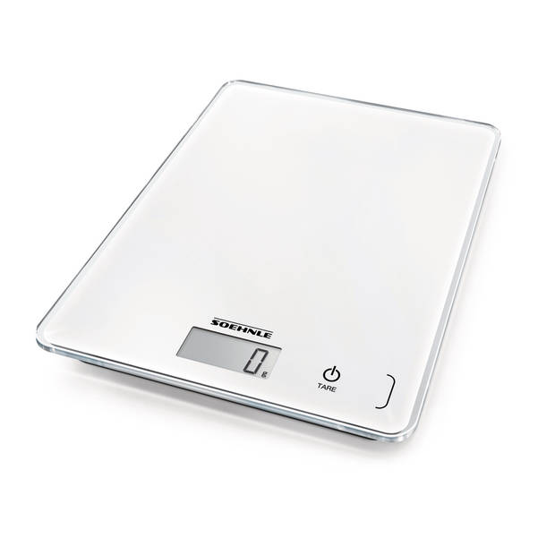 Soehnle keukenweegschaal Compact 300 - digitaal - 1 gr nauwkeurig - tot 5 kg - wit