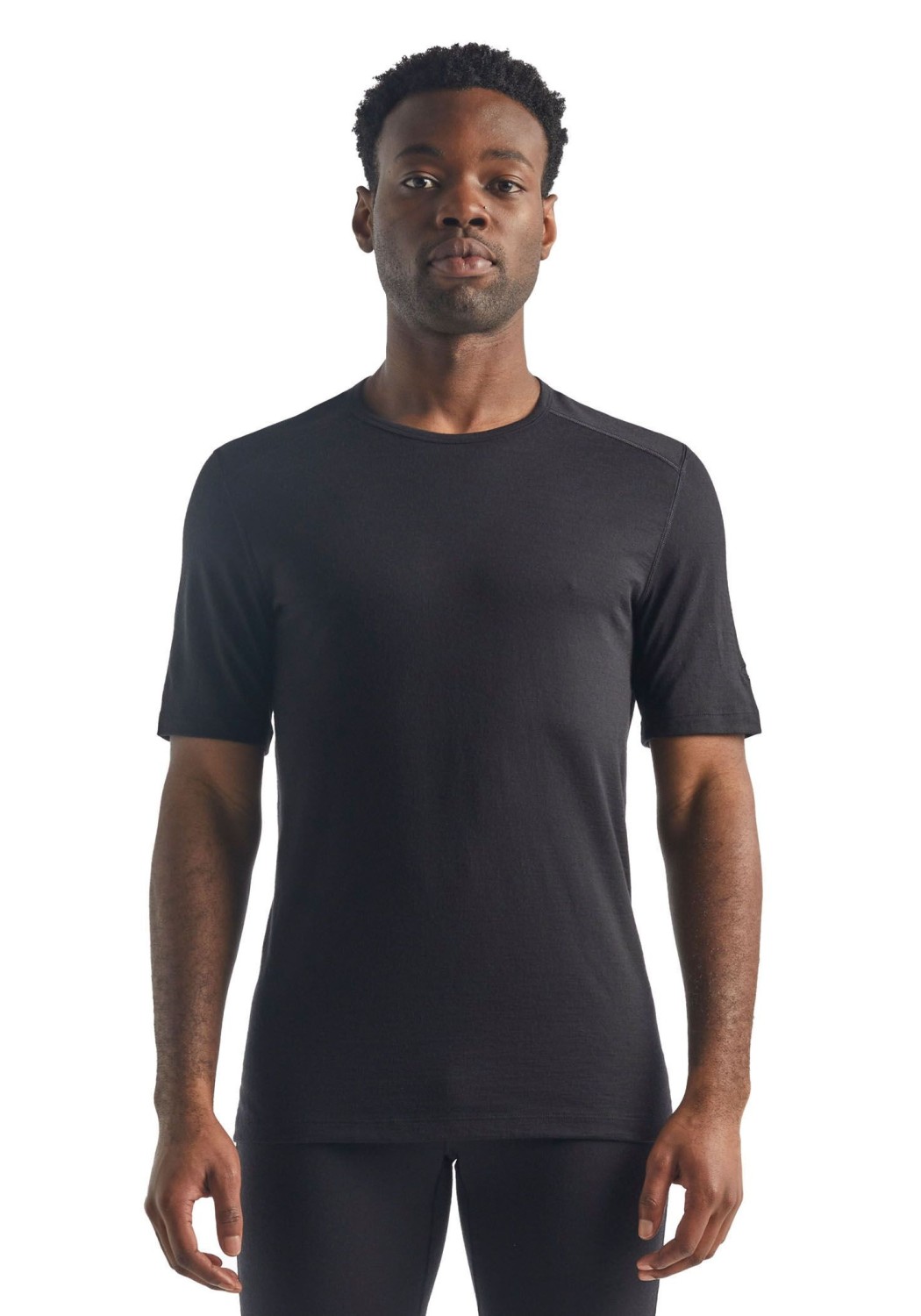 Icebreaker Herren-T-Shirt 200 Oasis SS Crewe Black