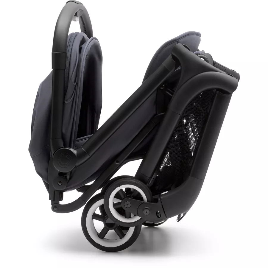 bugaboo Buggy Butterfly Complete BlackStormy Blue inklusive Bauchbügel