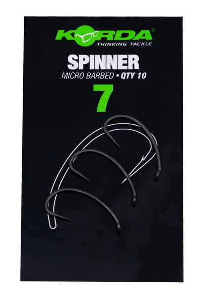 Hameçons carpe sans ardillon Korda Spinner (10 pcs)