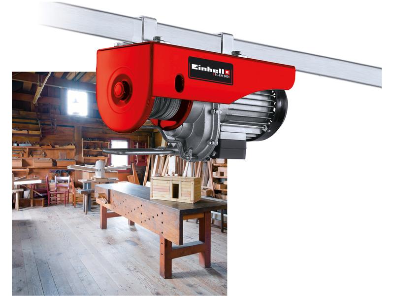 Einhell Seilhebezug TC-EH 500, 500 kg Ermöglicht bequemes und schonendes Heben schwerer Lasten per Knopfdruck