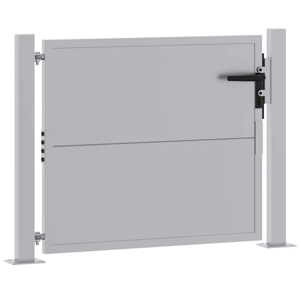 vidaXL Hageport 105x105 cm cortenstål