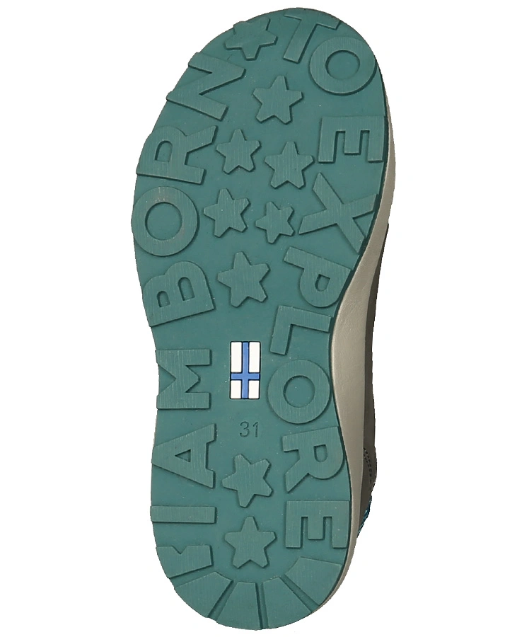 Sneaker LOIKKA mit Schnellspanner in deep teal/trellis