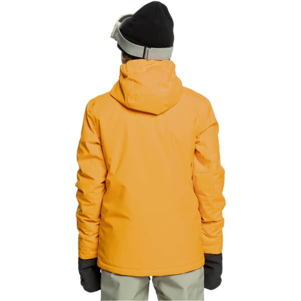 Veste de ski QUIKSILVER MISSION SOLID YTH JK ORANGE PEPPER
