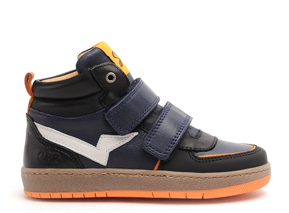 Gbb boots bottine enfant odafi bleu