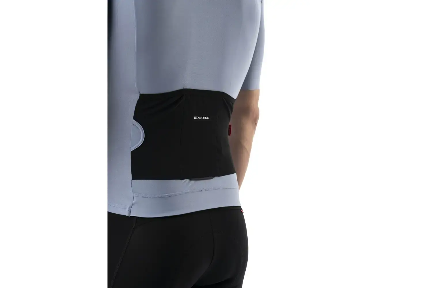 Etxeondo Alde Metalic Fietsshirt Korte Mouwen Parel Grijs Heren