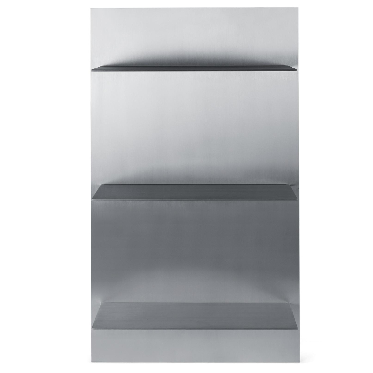 Ferm Living Lager Triple wandplank 100x55 aluminium