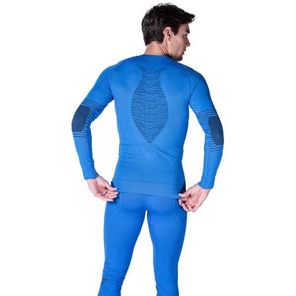 T-shirt thermique X-BIONIC ENERGIZER 4.0 SHIRT LG SL M BLOSSOM BLUE/BLACK