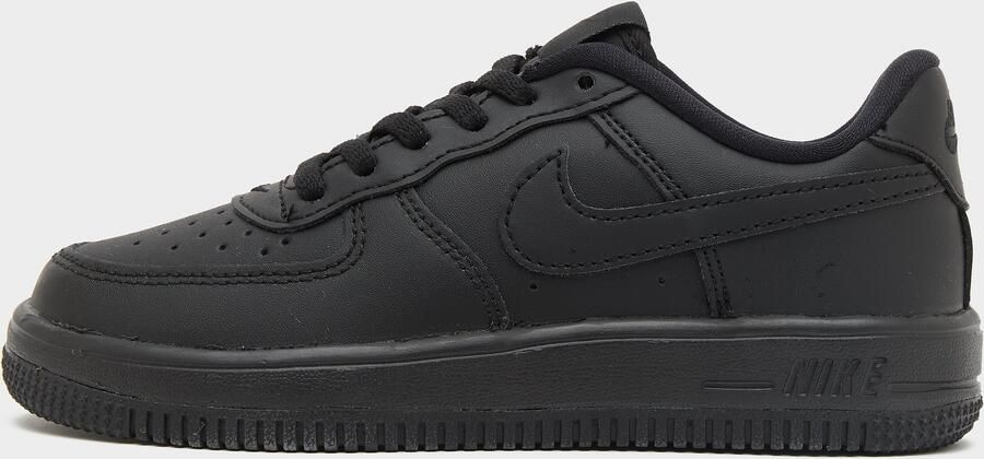 Nike Force 1 Low Lace Sneakers Kids Zwart