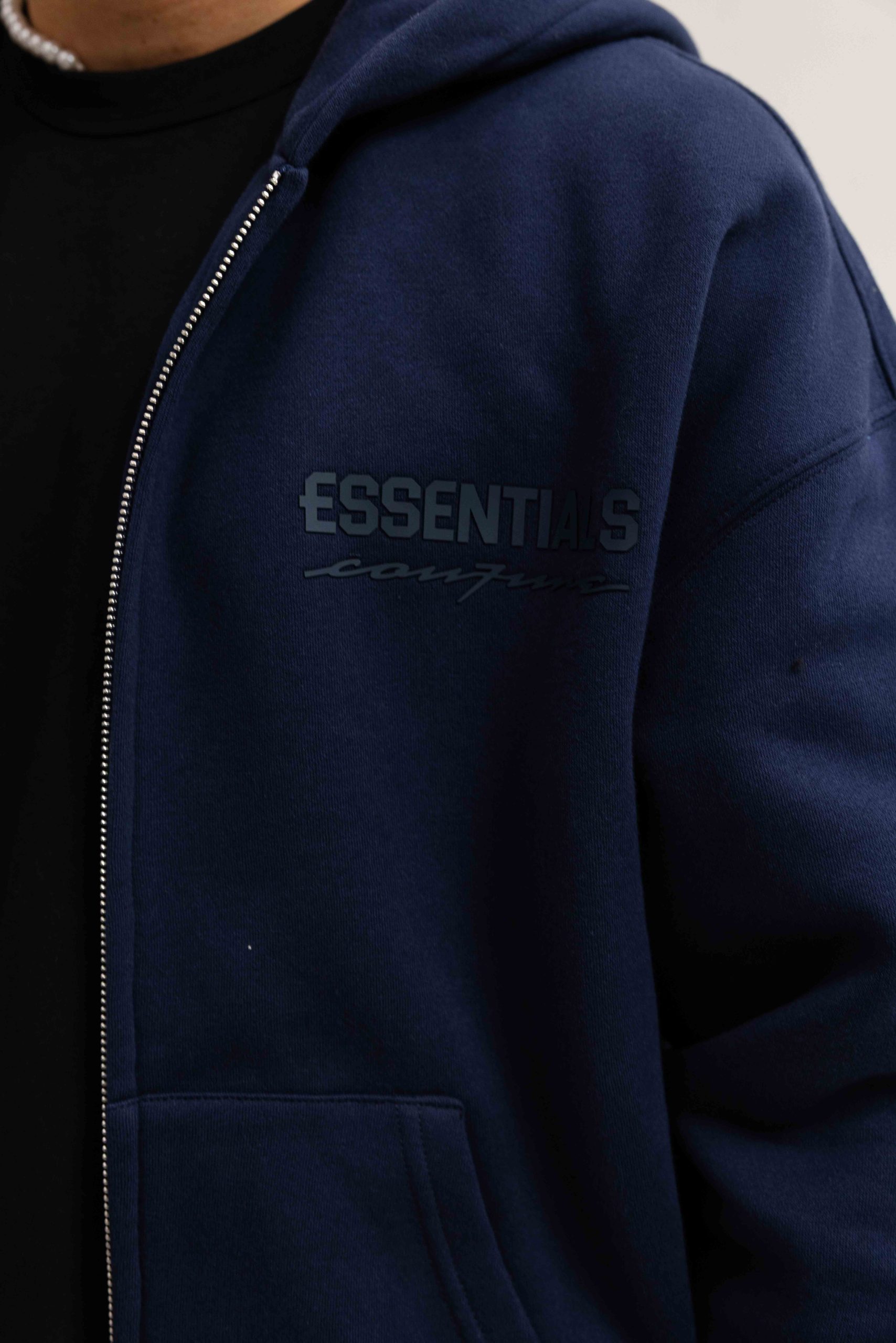 Cou7ure Essentials Basic Zipper Trainingspak Heren Donkerblauw