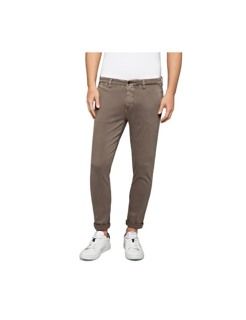 REPLAY PANTALON ZEUMAR CHINO HYPERFLEX MARRON