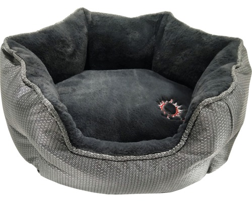 Hondenbed ThermoSwitch Santorini S 45 x 38 cm zilver/grijs