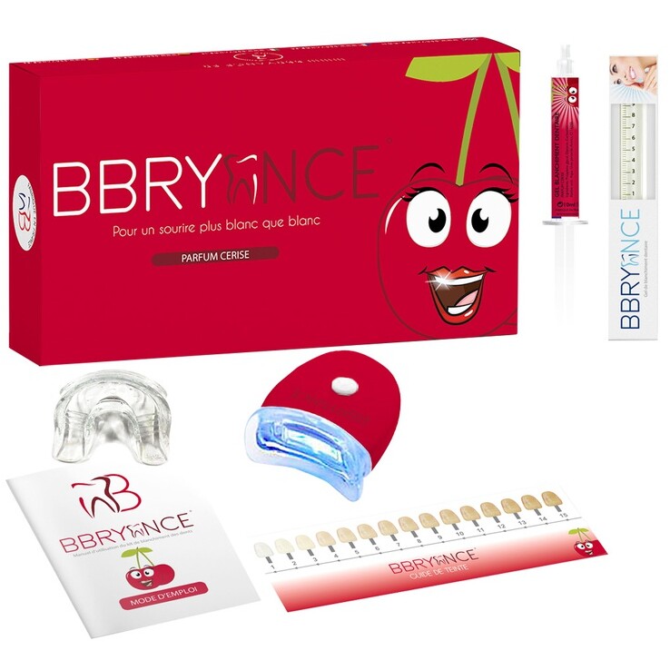 Kit de blanchiment dentaire - Cerise - 10 utilisations