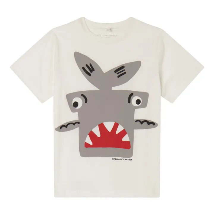 Stella McCartney Kids T-Shirt Requin | Ecru
