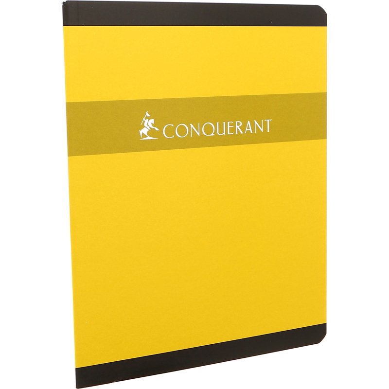 Cahier broché Conquérant 17 x 22 cm grands carreaux 192 pages