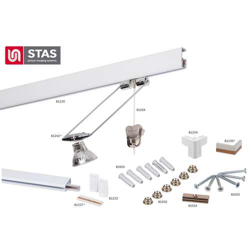 STAS multirail Bilderschiene, 12 Volt