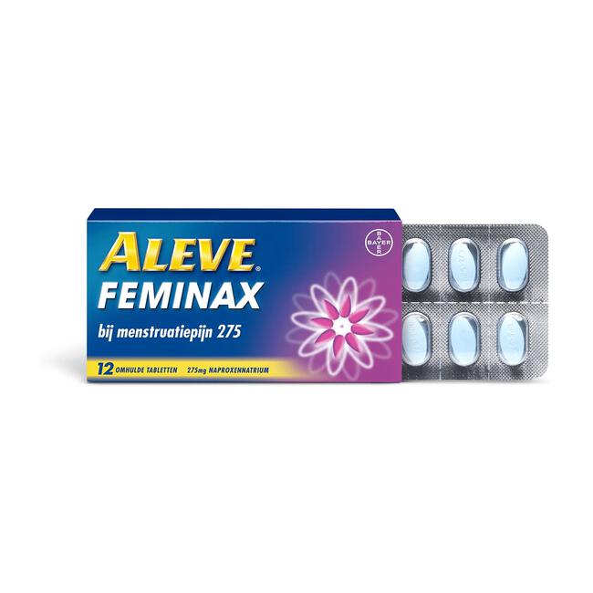 Aleve Feminax bij menstruatiepijn 12 tabletten