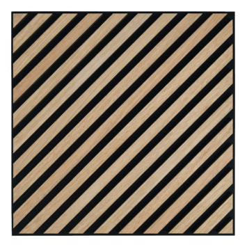Lattenwand tegel Hongaarse punt licht eiken 55,3x55,3 cm, dikte 22 mm - 2 stuks per pak
