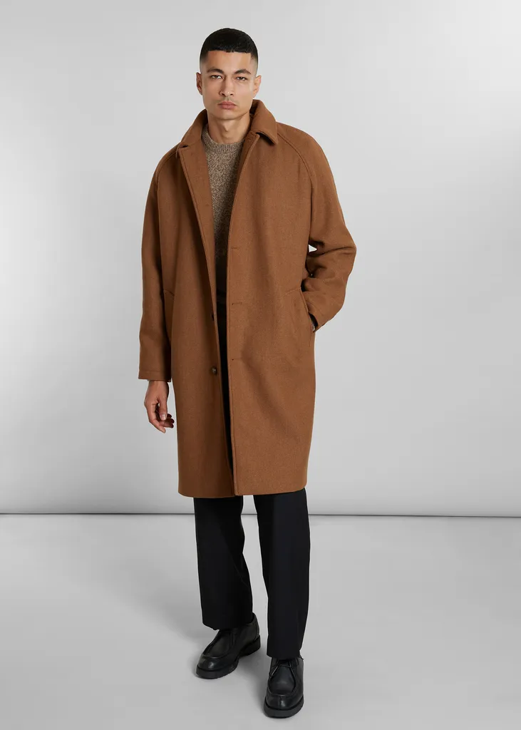 Mac droit ample manches raglan fabriqué en France L'Exception Paris