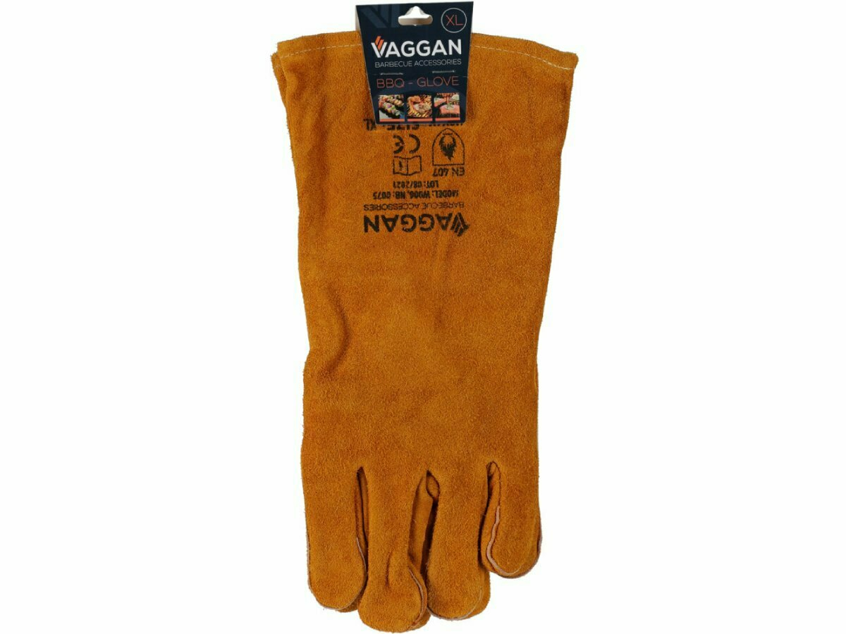 Vaggan set leren bbq handschoenen