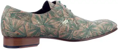 Mascolori Cork Miami - maat 47 veterschoen beige - maat 47 Calandschoen