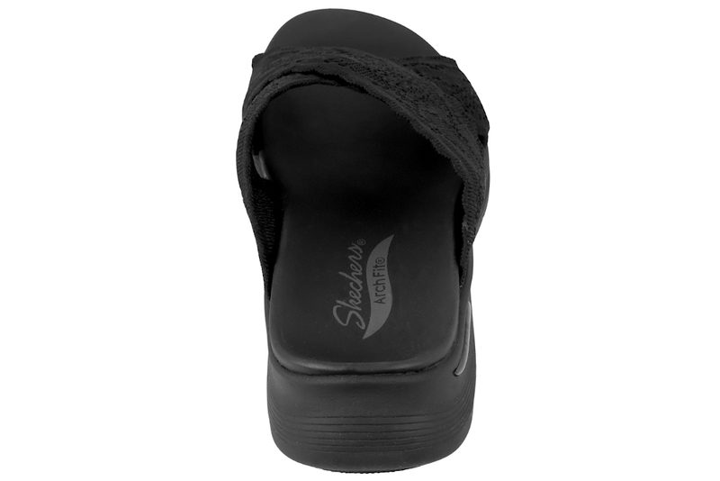 SKECHERS ARCH FIT 2.0 SANDAL STILL THE ONE BLACK SLENTERS