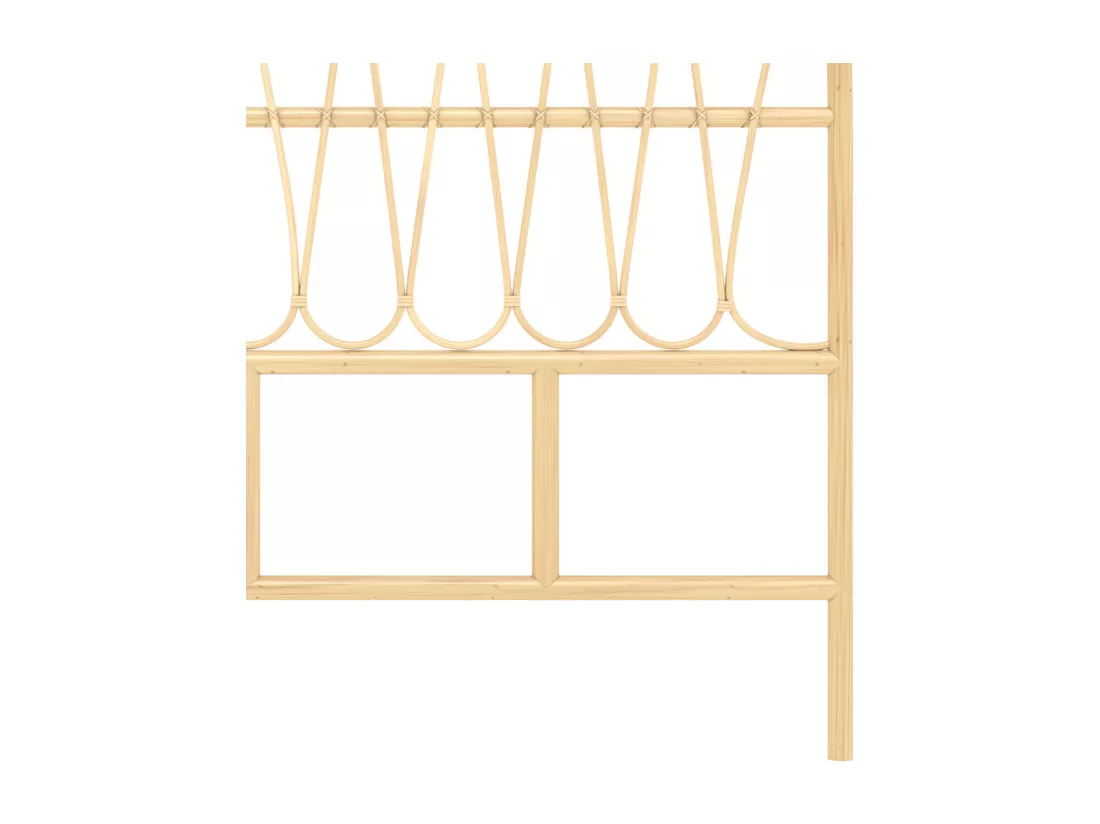 Tête de lit en rotin naturel 140 cm - Elior