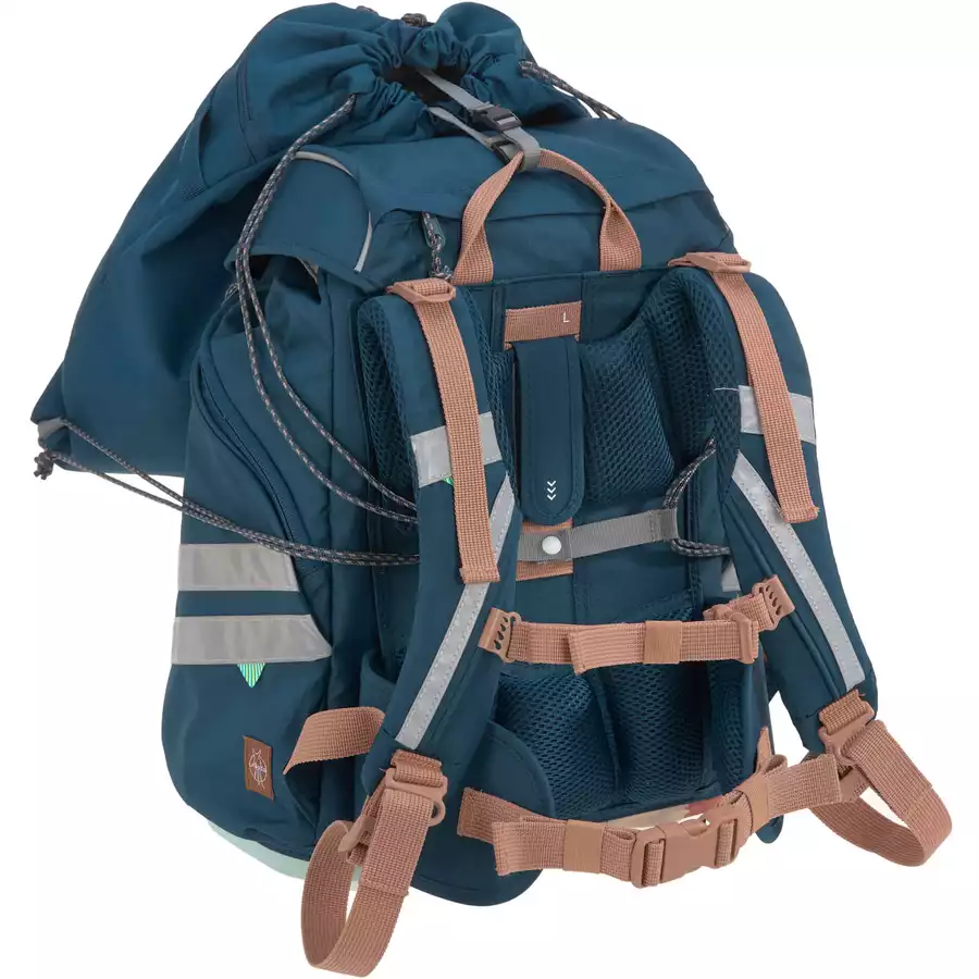 LÄSSIG Schulranzen-Set 7-tlg. Flexy Unique navy