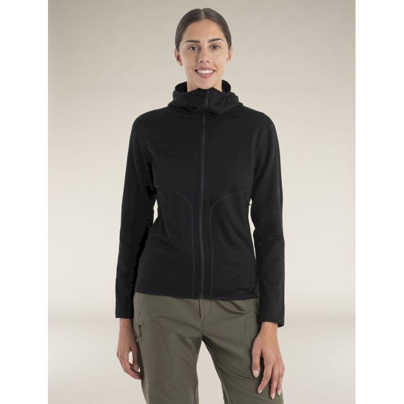 560 RealFleece Elemental II LS Zip Hoodie - Polaire en laine mérinos femme