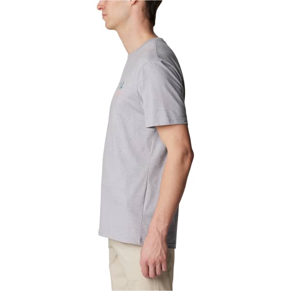T-shirt COLUMBIA CSC BASIC LOGO TEE COLUMBIA GREY HEATHER/CSC RETRO LOGO