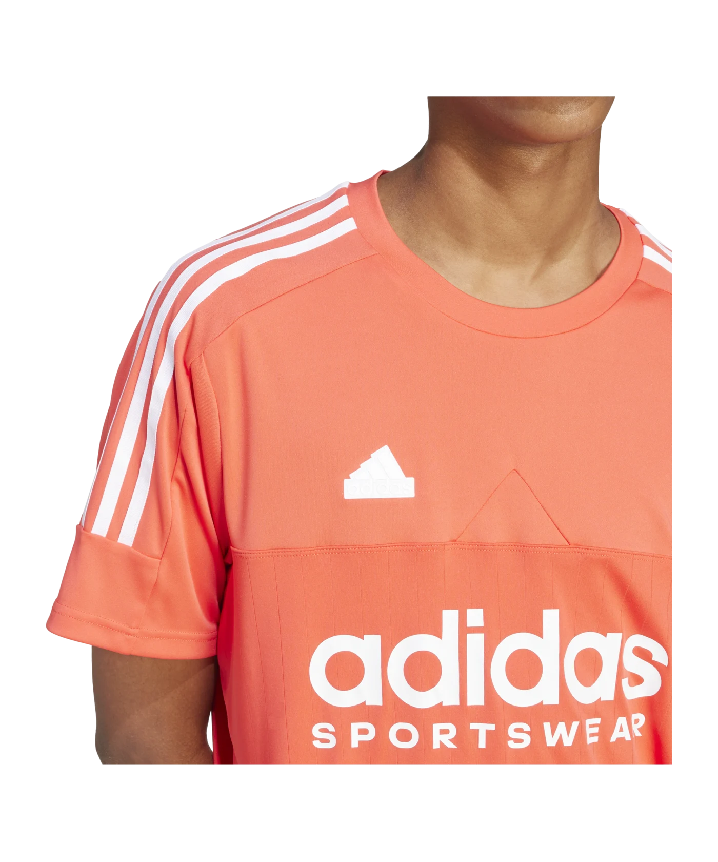 adidas Tiro T-Shirt Rot Weiss