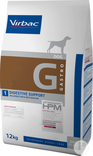 Virbac Veterinary HPM Dog Gastro G1 Digestive Support 12kg