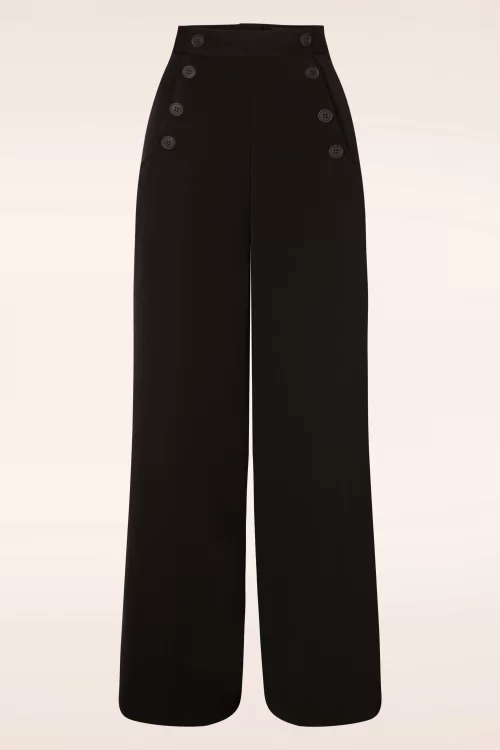 Bunny Carlie Swing broek in zwart