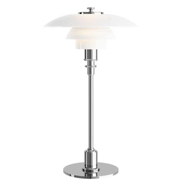 Louis Poulsen PH 2/1 tafellamp LED oplaadbaar chroom