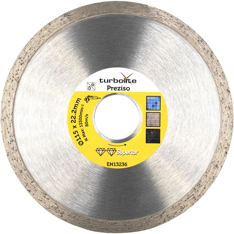 Turbolite Superior Preziso diamantschijf tegels 115x22,2x1,9mm