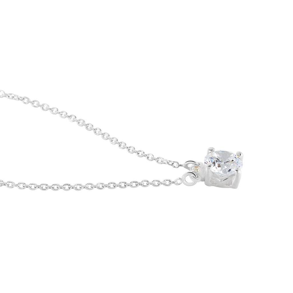 Collier Zilda Or Blanc Oxyde De Zirconium