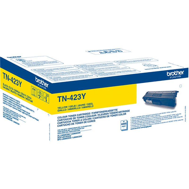 Toner Brother TN423 couleurs séparées haute capacité pour imprimante laser
