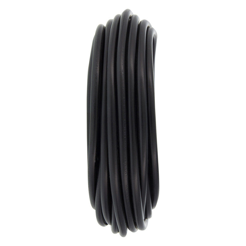 Huishoudkabel rond H03VV-F 10m 2x0,75mm² zwart