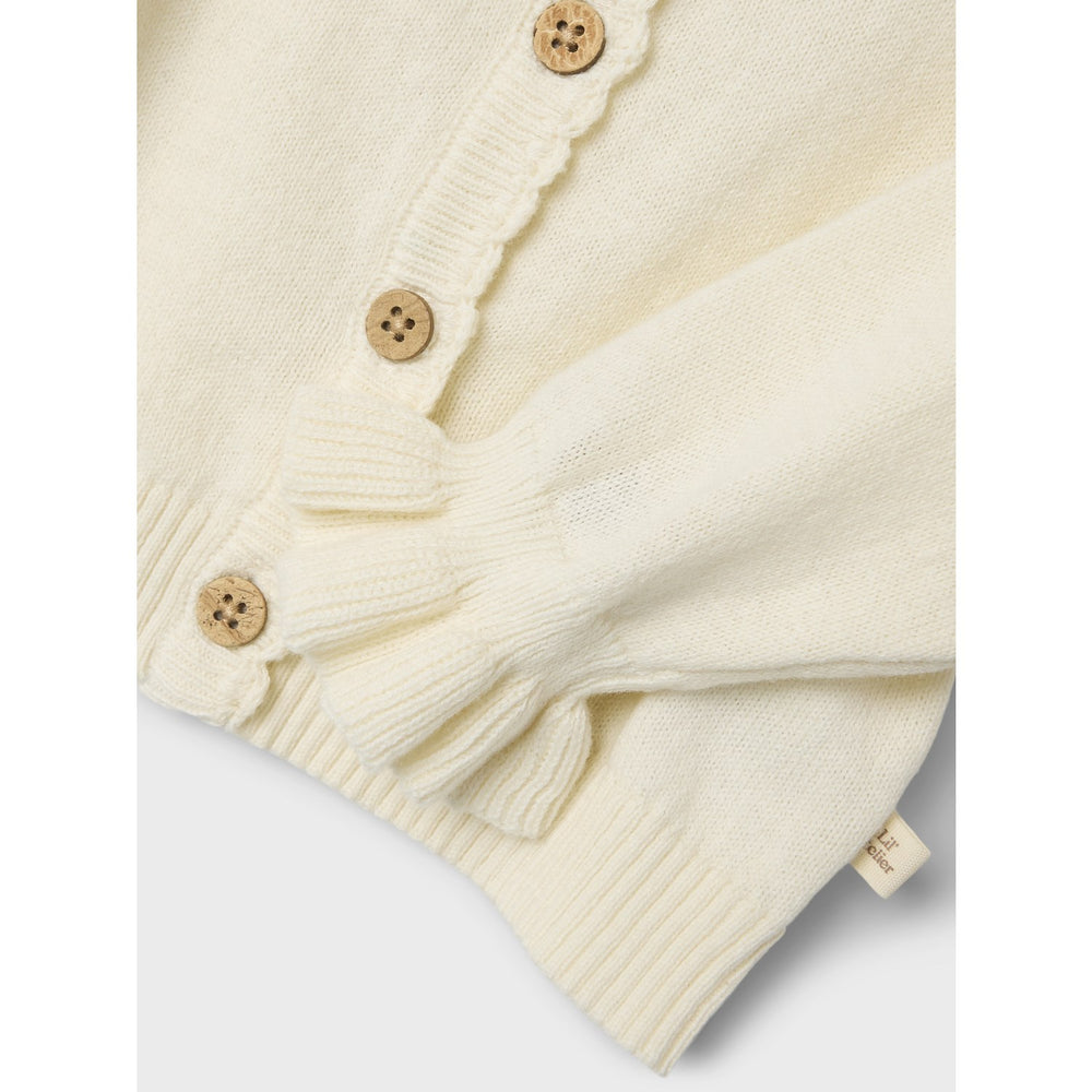 Køb Lil'Atelier Coconut Milk Fauci Fia Kort Strik Cardigan