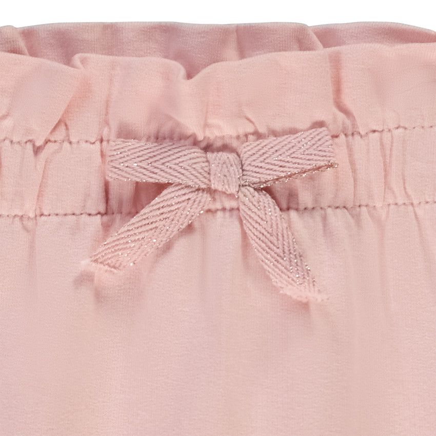 Jogging en molleton à taille volantée pour bébé fille - Rose