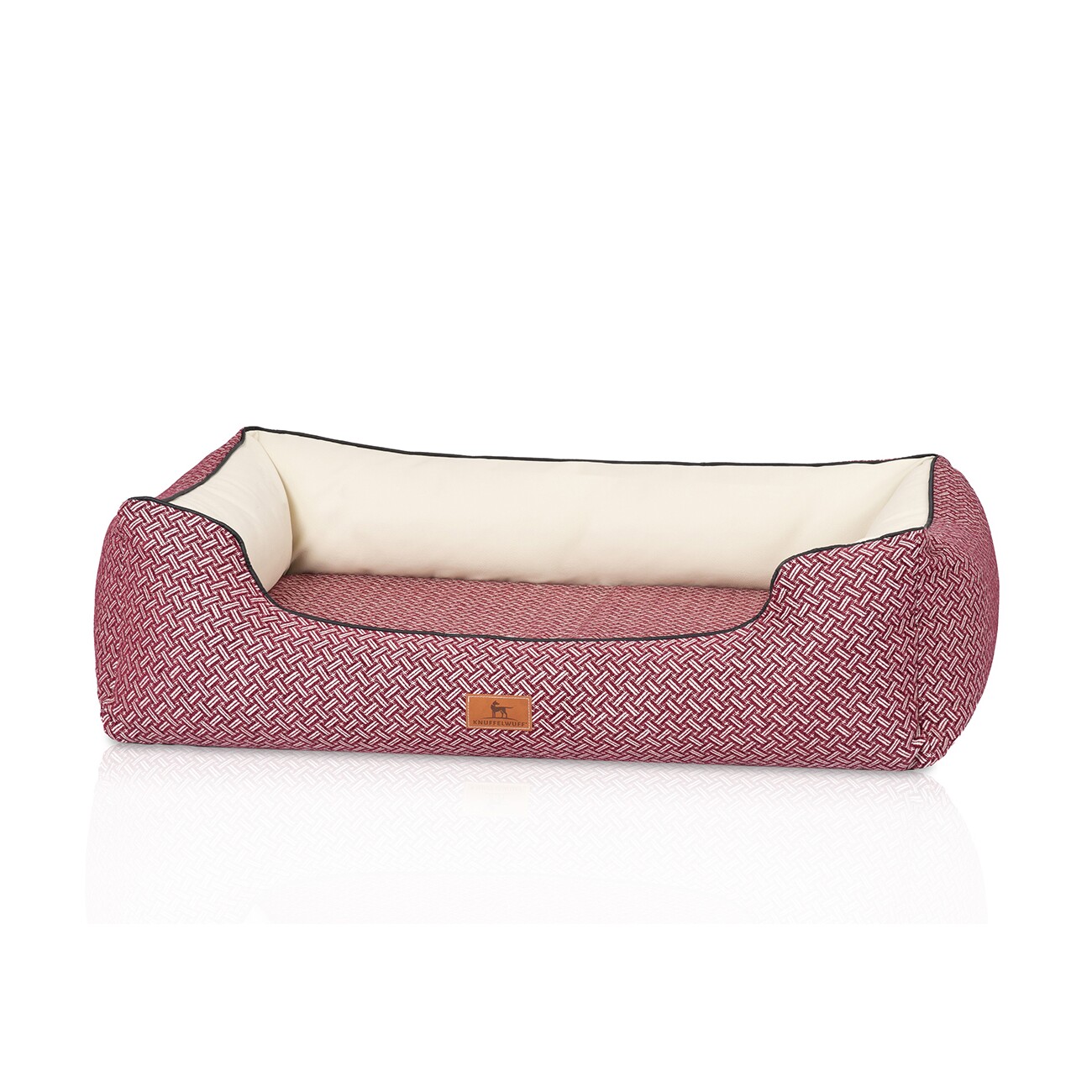 Knuffelwuff orthopädisches Design Hundebett Sanford rot XXL