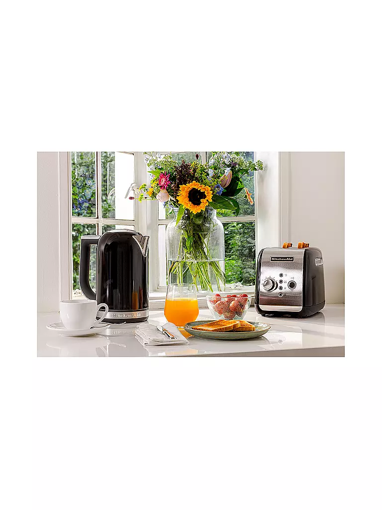 KITCHENAID Toaster 2 Scheiben Onyx Schwarz schwarz