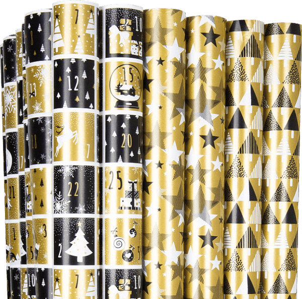 PAPIER CADEAU CHIC NOEL 0.7X2M