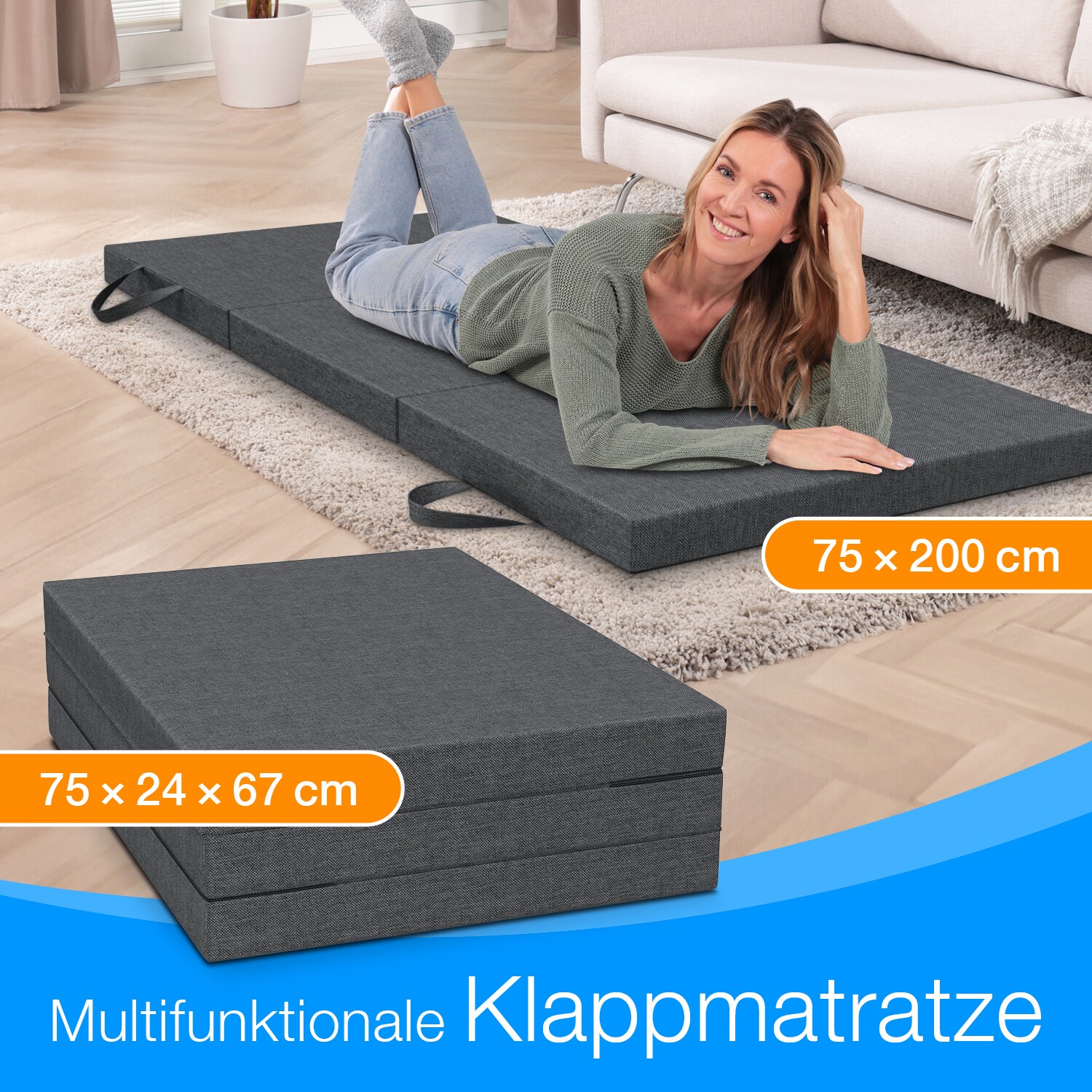 Bestschlaf Bestschlaf Gästematratze, 75x200x8 cm Bestschlaf Gästematratze, 75x200x8 cm