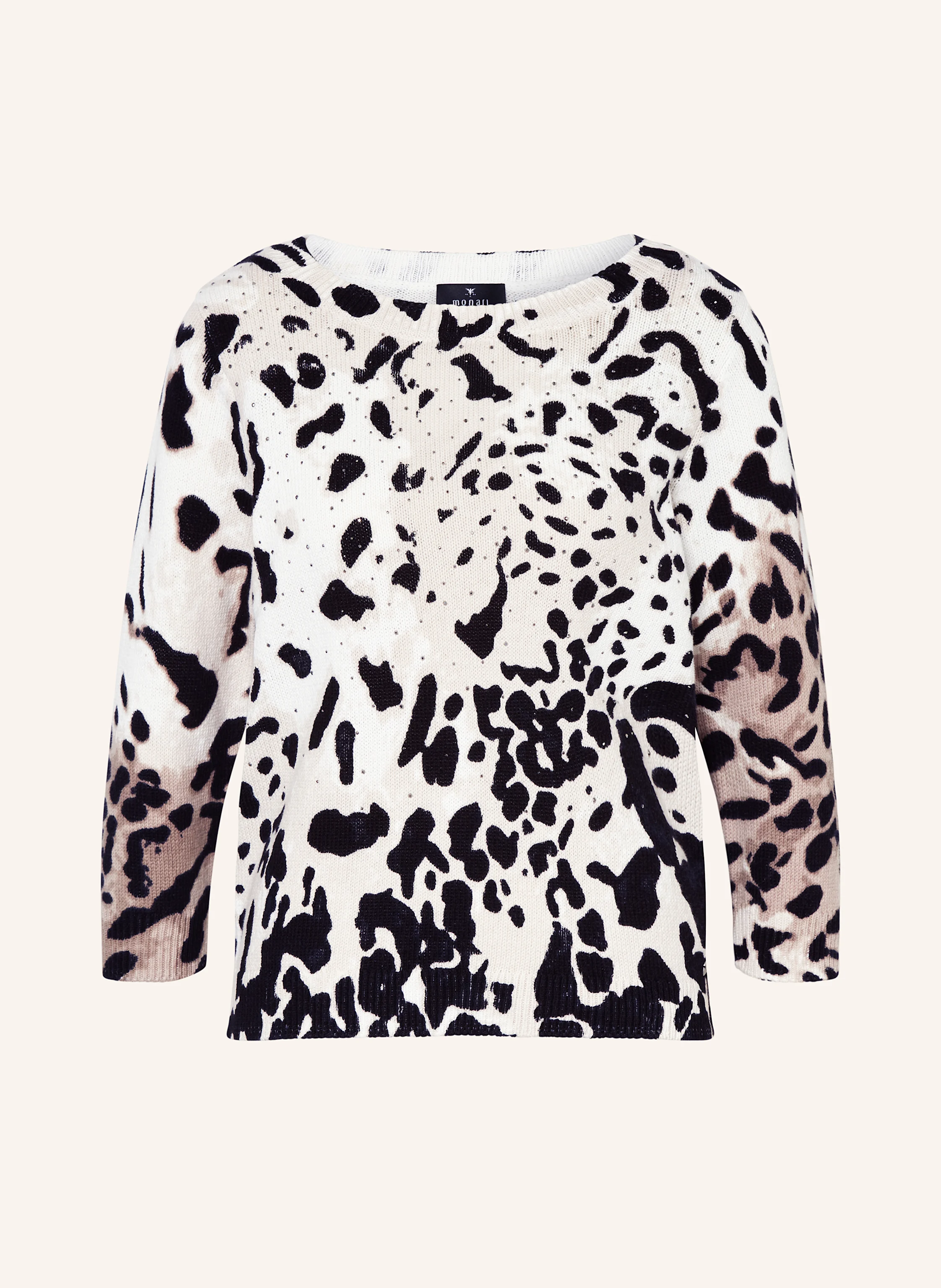 monari Pullover mit Schmucksteinen