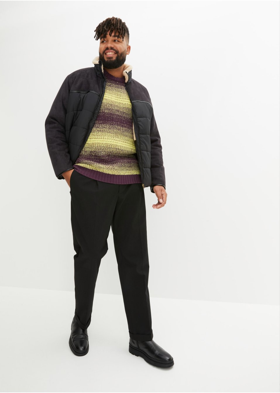 Pull à dégradé de couleur