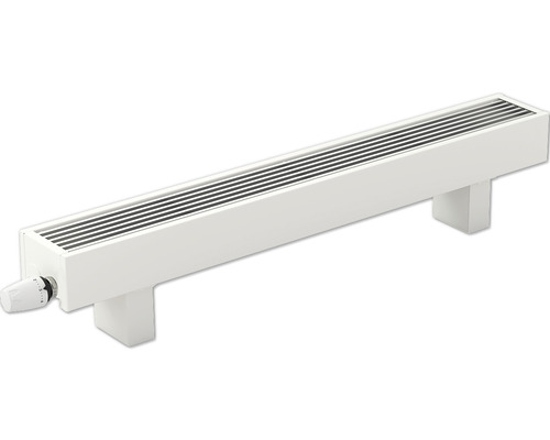 Vrijstaande convectorradiator KORALINE Optimal LKO H 190 x B 800 x D 180 mm wit incl. voeten