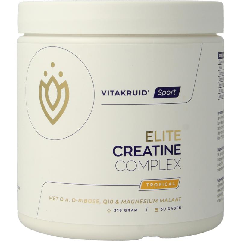 Vitakruid Elite Creatine Monohydraat Complex – Tropical (315 gr)